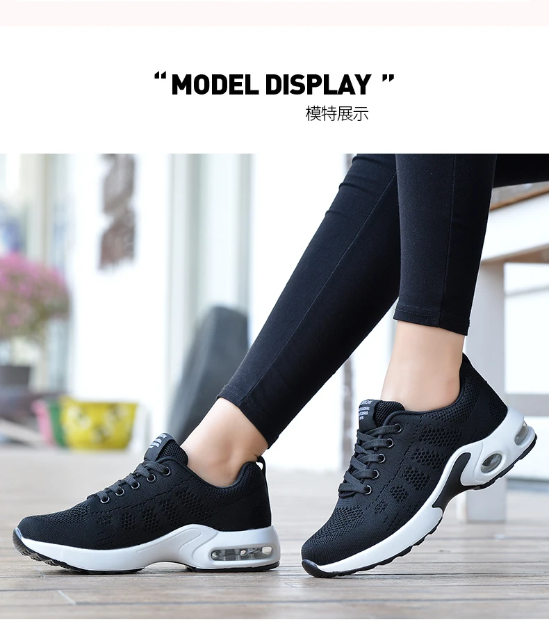 

Women's Air Cushioned Running Sports Shoe Flying Weaving Sports Shoes Sneakers Women Walking 2025
