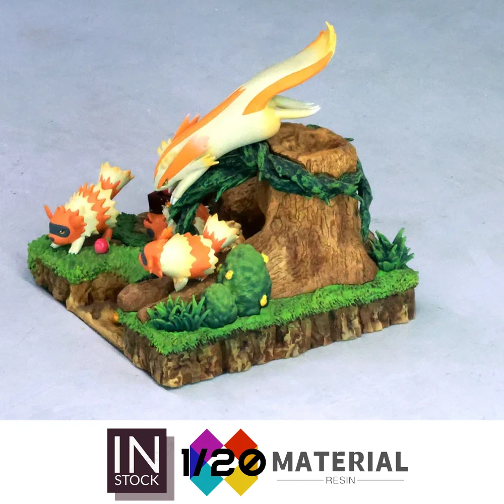 [Disponibile]Mondo in scala di resina 1/20 [JIANG] - Zigzagoon & Linoone