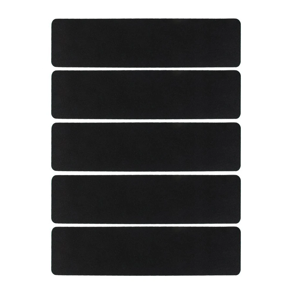 

5pcs Anti Slip Tape for Stairs Heavy Duty Non Skid Strips Stair Treads Black Sand Surface Decking