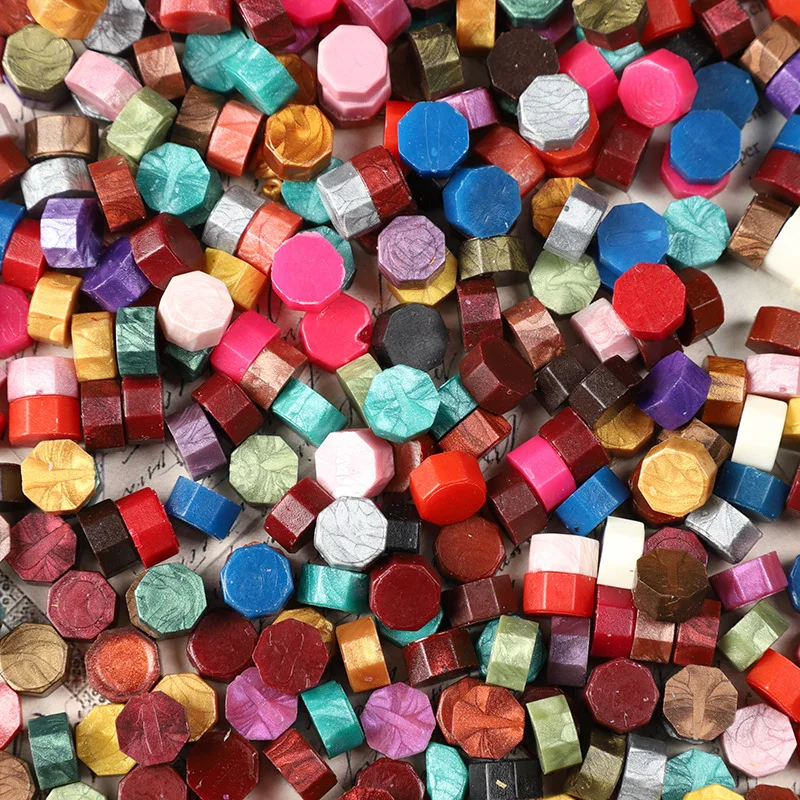 레트로 씰링 왁스 DIY 결혼식 생일 파티 초대장 엽서 왁스, 스탬프 용품, 500g/가방 