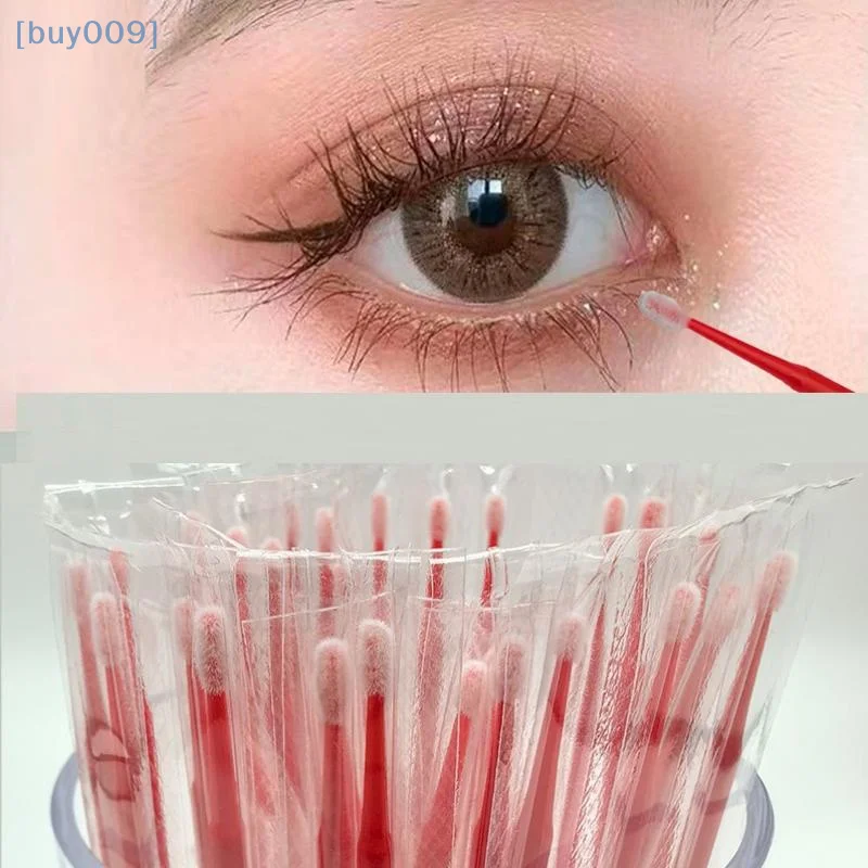 50/100 Pcs Micro Brush Disposable Lash Removing Swab Microbrush Mascara Wands Applicator Eyelash Extension Makeup Brushes Tools