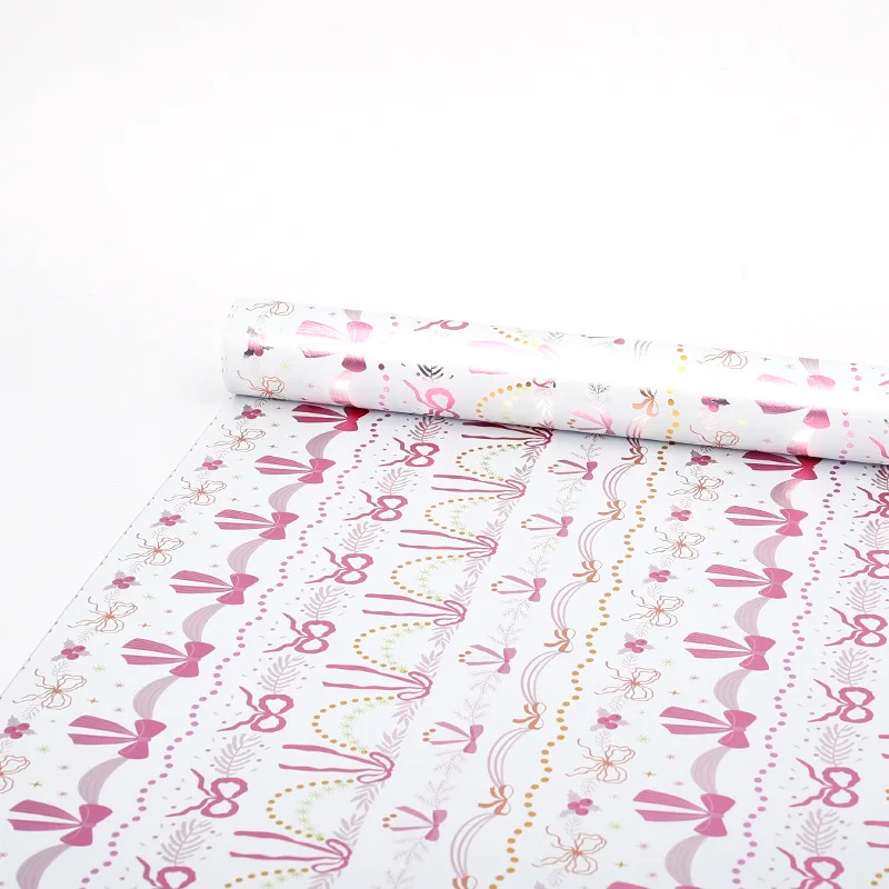 Decorative Paper Roll Letter Printed Gift Wrap Paper Christmas Wrapping Paper Colorful Alphabet Gift Wrap For Presents Party