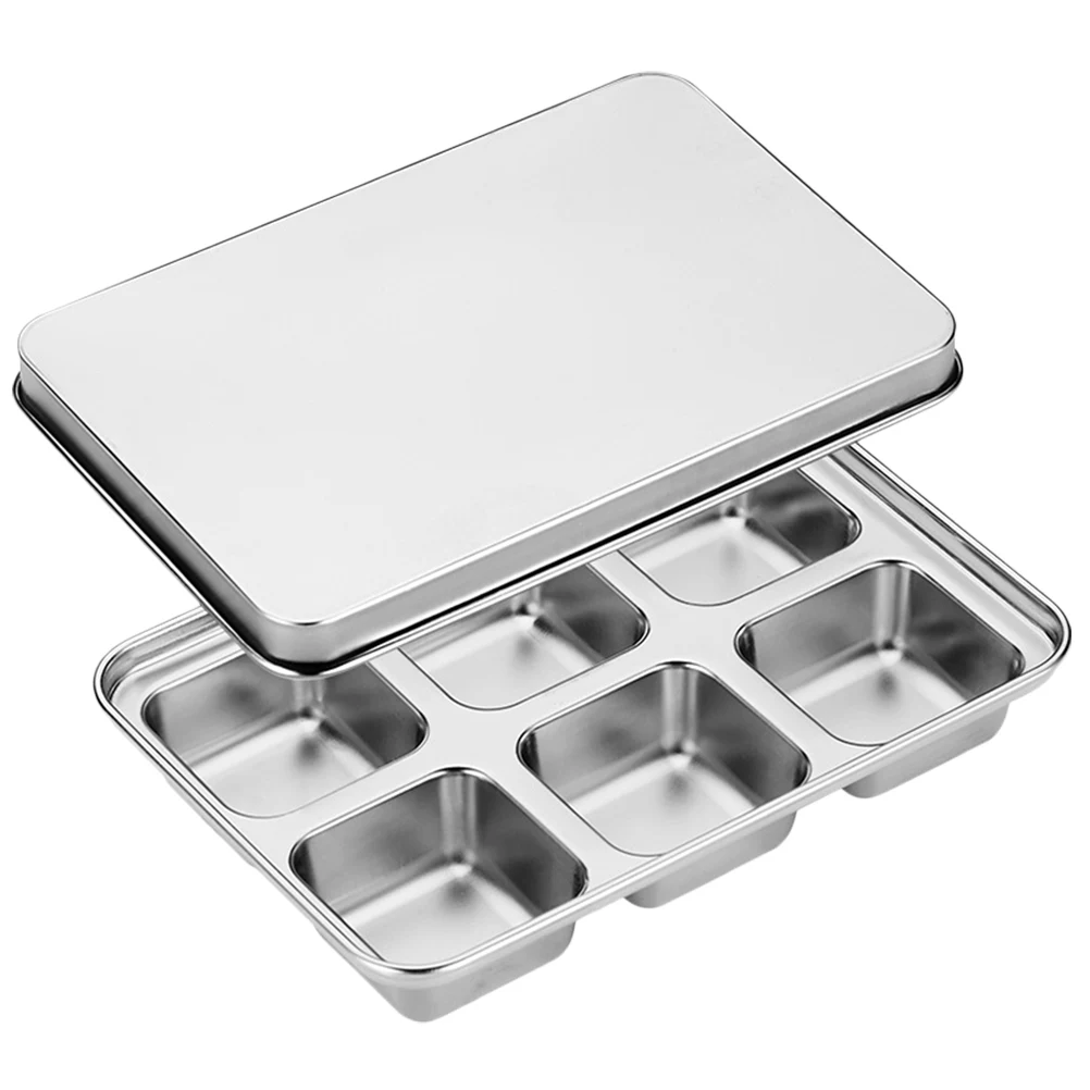 Stainless Steel Ice Cube Mold Cubitera Tray Freezer Buckets Maker Wear-resistant Silicone Household Kitchen Bar Tools