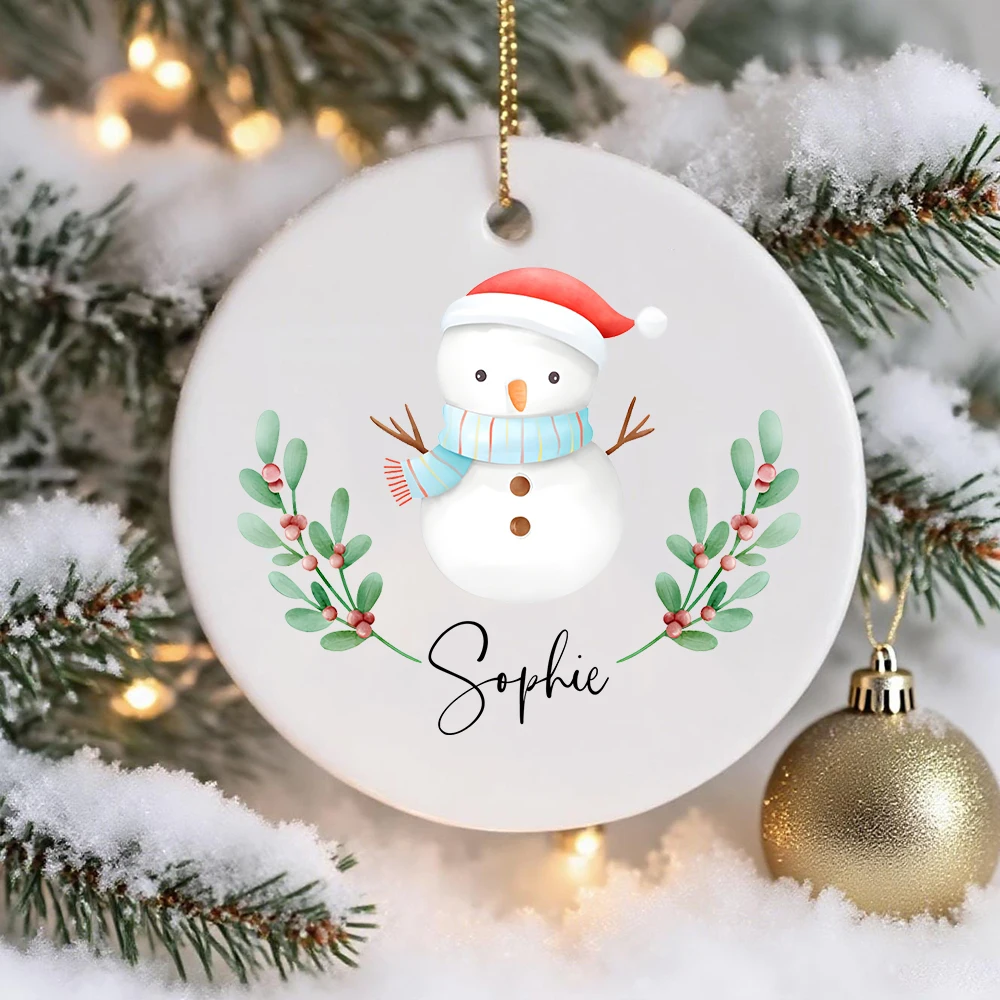 Babys Xmas Ornament 2025 Babys First Christmas Reindeer Ornament for Baby with Name and Date Personalized Baby's 1st Gift