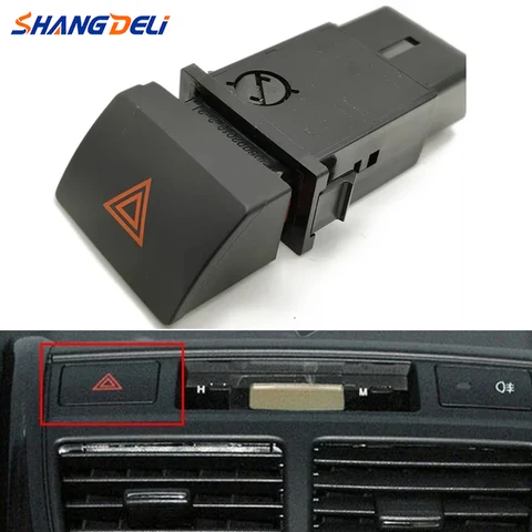 Кнопка аварийной сигнализации (8 контактов) для Kia Sportage 2004-2010, переключатель двойного мигания, кнопка аварийных огней