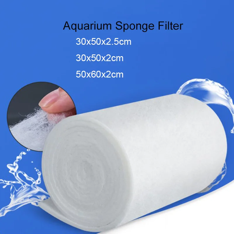 Special High Density Aquarium Filter Super Thick Biochemical Filter Cotton Sponge For Aquarium Fish Tank Bio Cotton Foam Skimmer