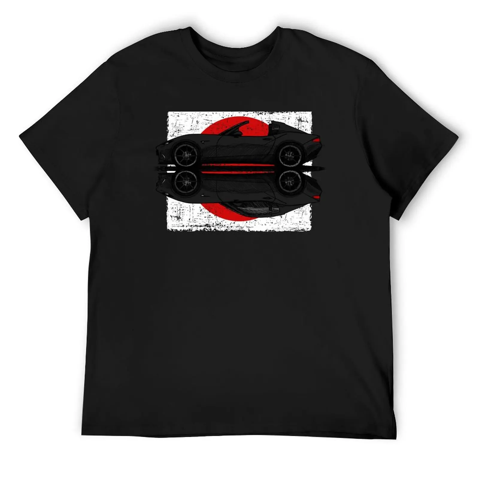 

My hand drawing of ND RF Japanese roadster sports car with flag background T-Shirt for a boy sublime sweat shirts, men