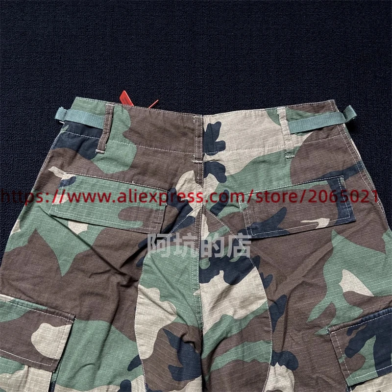 Camouflage CAMO CARGO Workwear Shorts Men Women Top Quality Oversize Multi Pocket Casual Shorts