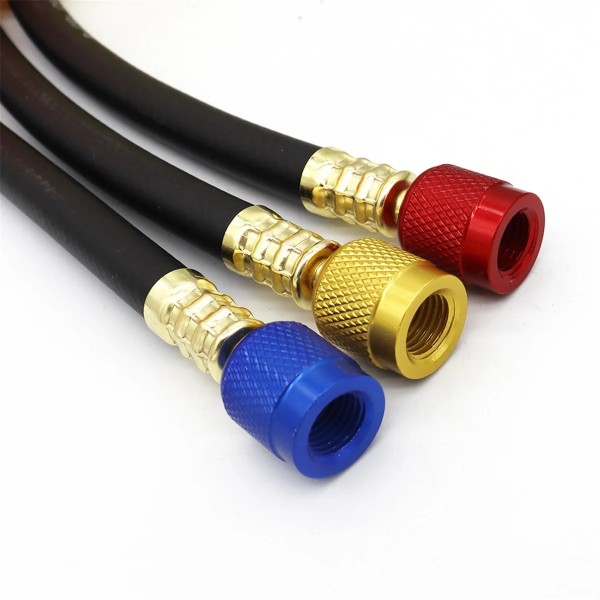 CMCN R410A 1/4 Inch SAE Charging Hose Set HVAC Air Condition Refrigerant Charging Hoses for R410A R22 R134A