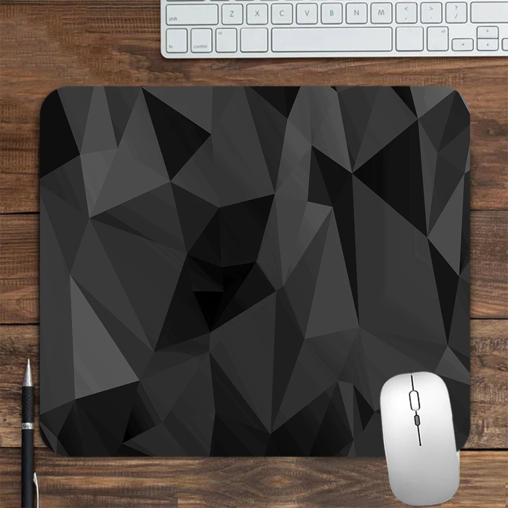 Black White Texture Keyboard Pad Mouse Gaming Pc Accessories Rubber Mat Mousepad Gamer Mausepad Deskmat Mats Mause Laptops Pads