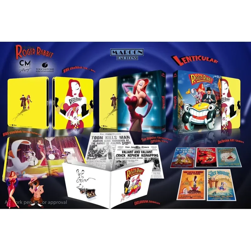 Italian CM Exclusive Iron Box Roger Rabbit High Quality Collectible Model Toy