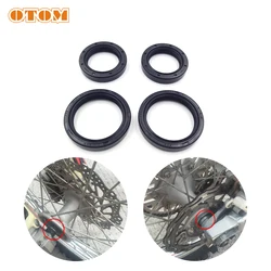 OTOM Motorcycle Pressure Casting Front Rear Wheel Hub Oil Seal Dirt Bike Enduro Sealing O-rings For HONDA CRF CRF150R CRF250RX