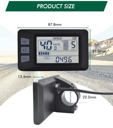 UART2 P3H Electric Bike LCD Display Meter SM/Waterproof Connection Plug Ebike intelligent Display Accessories
