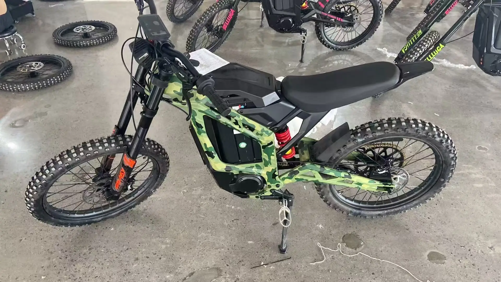SXLL Fast Speed 3000W Dirt Bike Electric Bicycle Fat Tire 72V Lithium Battery Adult Aluminum Alloy Frame 24in Wheels Moped - view 4