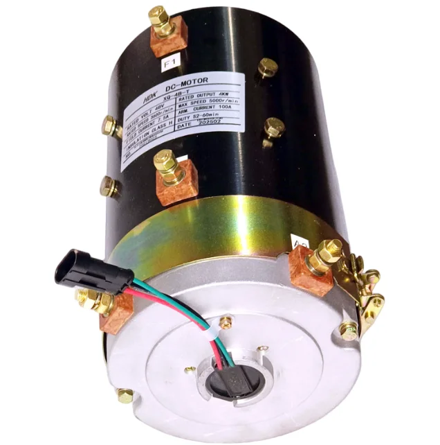 

19teeth 48v 4000w 4kw Dc Motor XQ-4B-T Xq4bt Electric HDK Golf Cart Traction Motor Kits