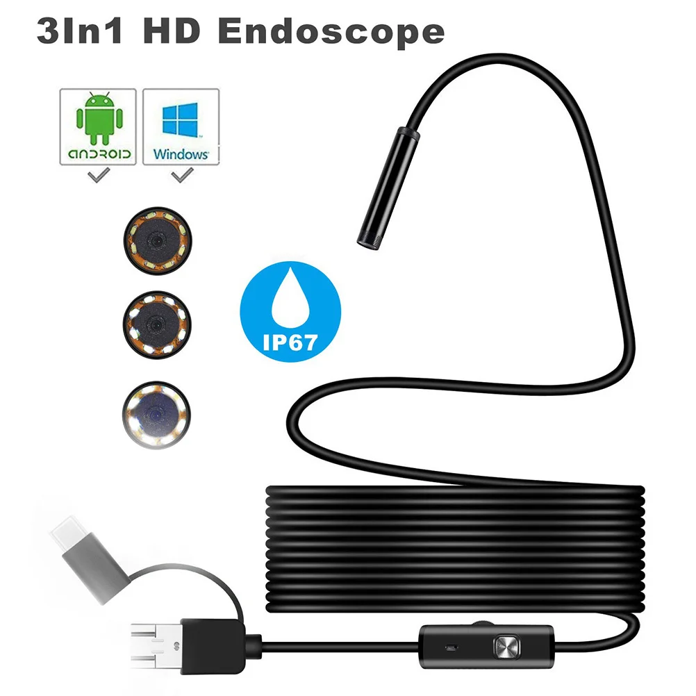 

waterproof inspection camera compatible for Android