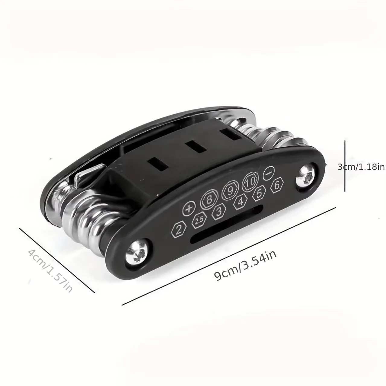 Jeu de clés à douille 16-en-1, tête rotative antidérapante. Acier inoxydable durable pour les réparations à domicile et en voiture. Outil facile et universel.