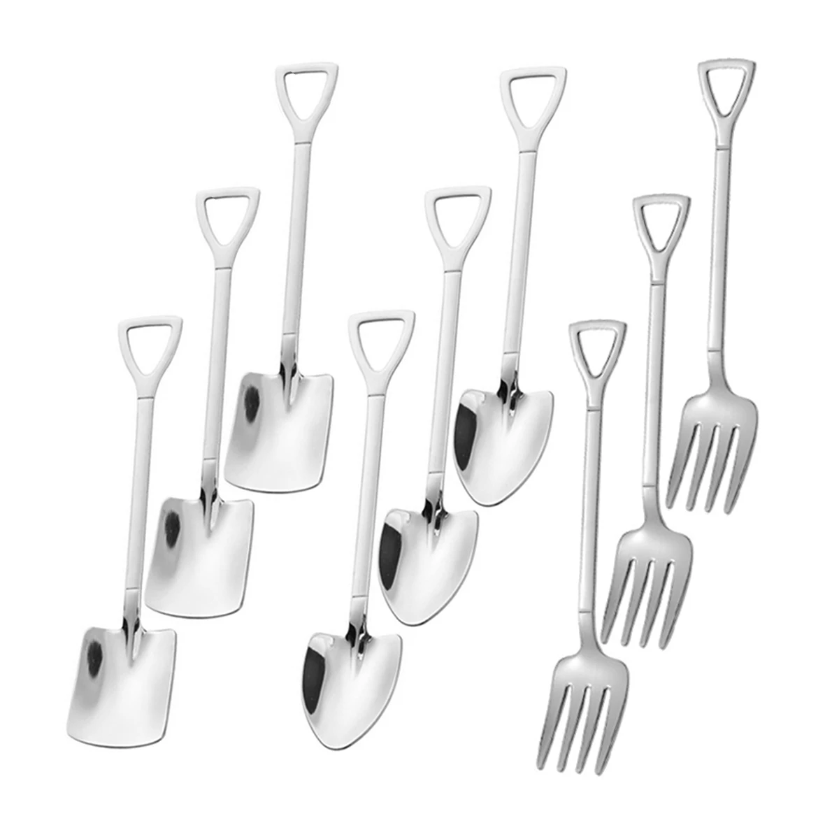 9pc Stainless steel dessert scoop of ice cream scoop shovel scoop shovel scoop shovel spoon cake watermelon