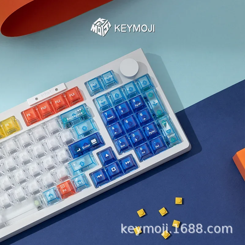 Geometric shape Original high mechanical keyboard Keycaps RGB Transparent anti-fingerprint