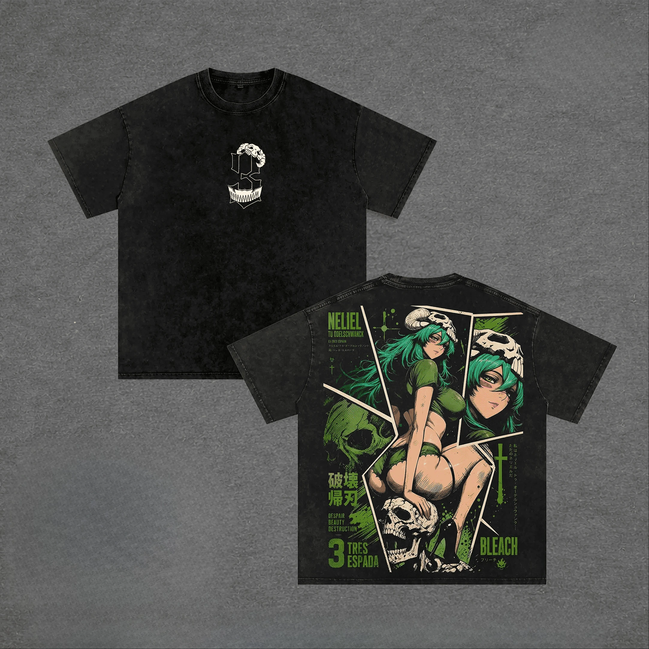 Camiseta de anime japonés BLEA - Japanese Summer Clothing Men reseña y precio