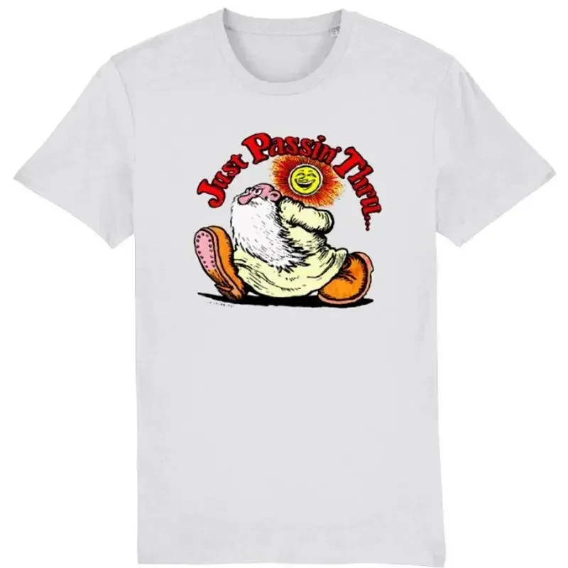Camiseta de los años 70 de R Crumb, Mr Natural Just Keep On Truckin Robert