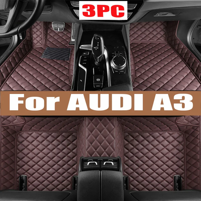 

For AUDI A3 Hatchback/Sportback 2013 2014 2015 2016 2017 2018 Car floor mats Custom foot Pads automobile carpet cover interior