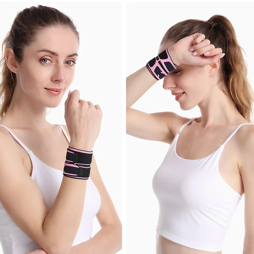 Cinta de pulso fina ginásio envoltórios de pulso pulseira bandagem para basquete badminton equipamento de tênis mão apoio pulso túnel carpal