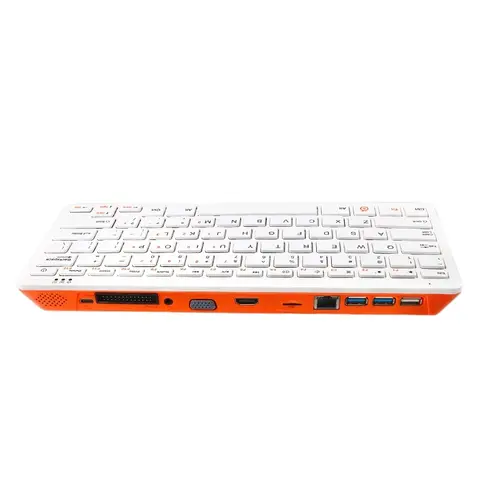 Orange Pi 800+5V4A Type-C Power Supply+Wireless Mouse Cable,RK3399 Portable Mini PC 4K HD Wifi+BT 5.0 Gaming Keyboard Kit