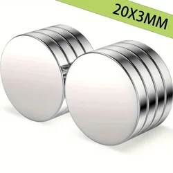 Small Magnets, Neodymium Magnet, Rare Earth Magnets, Strong Thin Magnets, 3x20mmRound Durable Small Magnets For Fridge