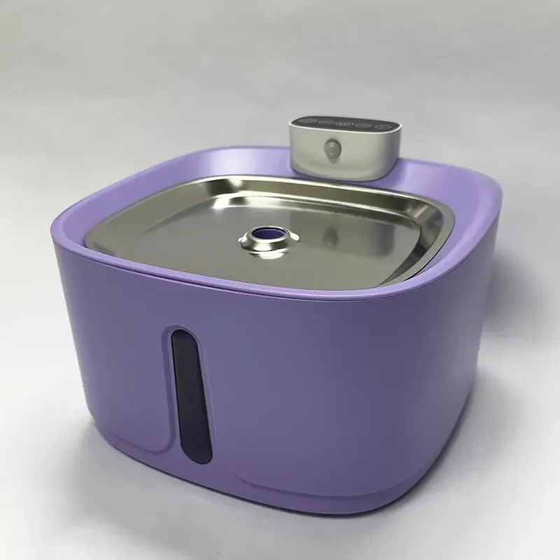 Automatic ABS material Stainless Steel tray 3.2L Custom Smart Pet Cat Water Drinking Dispenser intelligent Pet Water Fountain