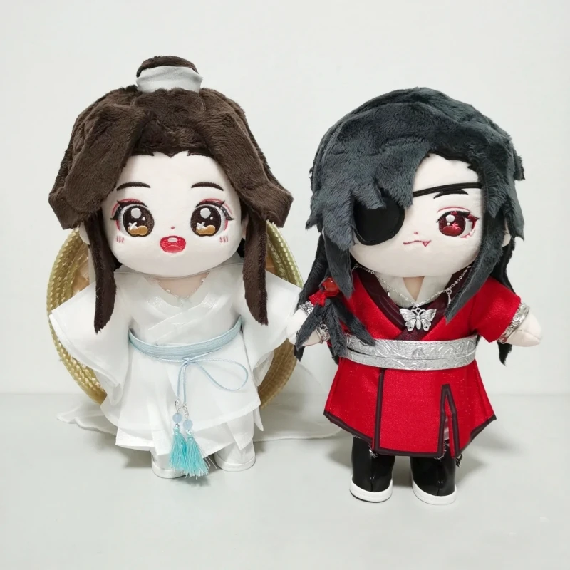 

In Stock Genuine Tian Guan Ci Fu Animation Peripheral Xie Lian Plush Doll Change Dress Up Toys 20cm Fans Holiday Favorite Gifts