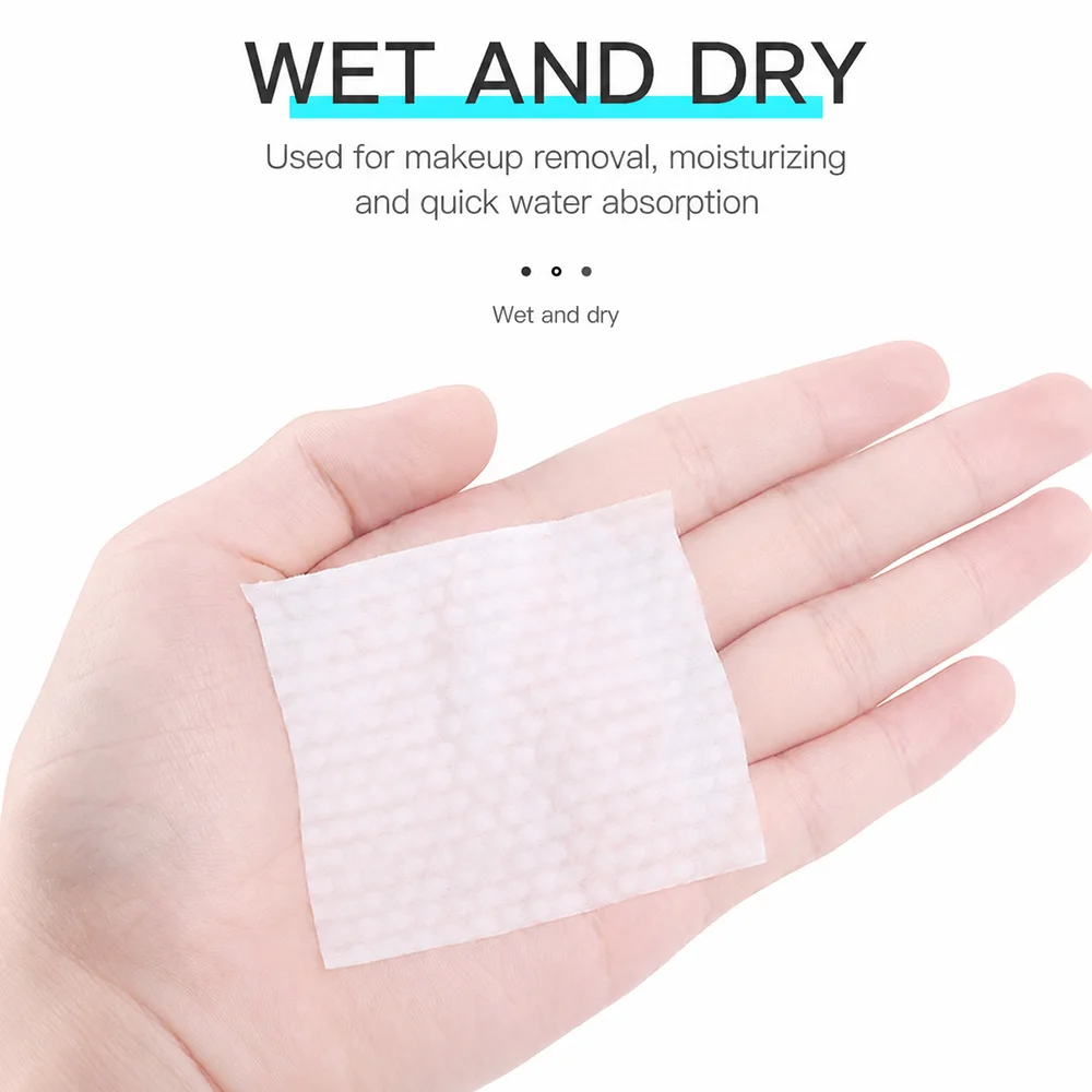 1200 Stück Make-up Wattepads Einweg-Gesichtswattepads Weiche Perlmuster-Reinigungspads für Augen, Lippen und Nagellackentfernung – Detail 6