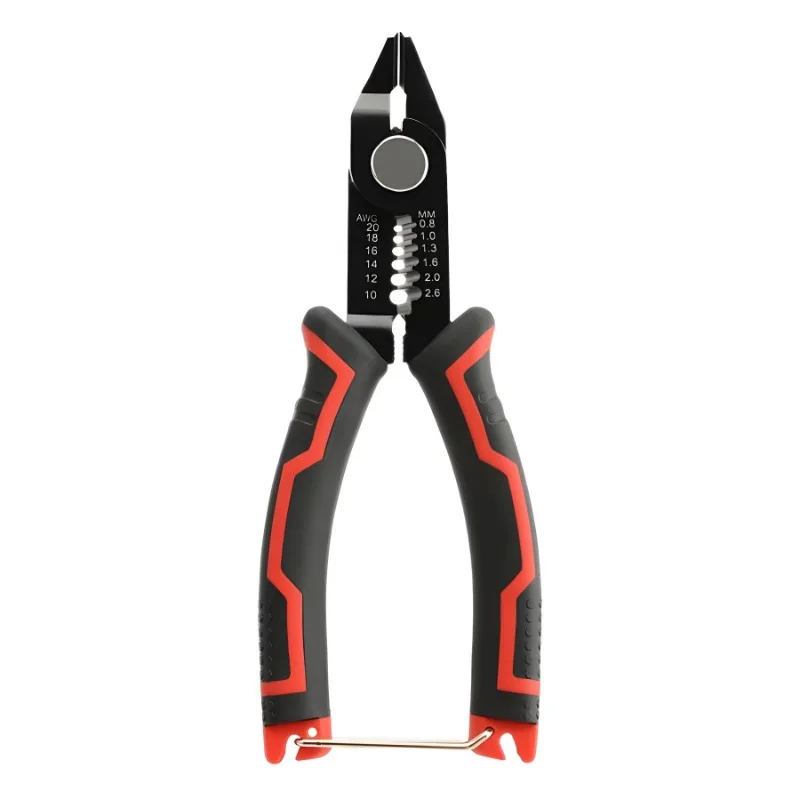 

6-дюймовые плоскогубцы для зачистки проводов в автоцентре. Специальные многофункциональные плоскогубцы для зачистки оптоволоконных кабелей для электрика со скошенной и заземлением.