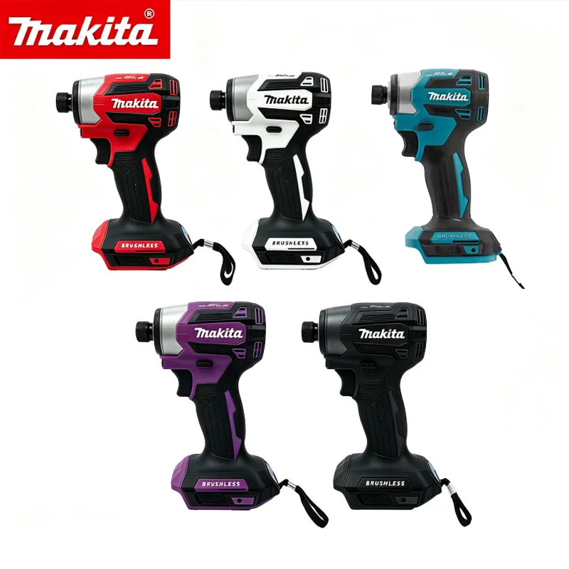 Furadeira Sem Escovas Makita 18V DTD173, Ferramenta Elétrica Multicolorida, 180Nm, Ferramenta de Bricolagem para Madeira e Parafusos