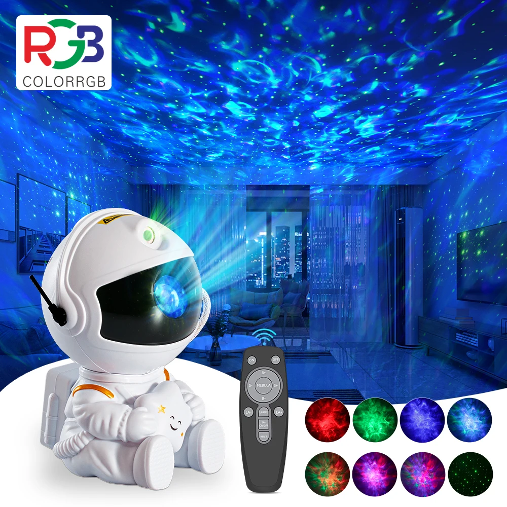 

Astronaut Galaxy Projector Night Light Gift Starry Sky Star USB Led Bedroom Night Lamp Child Birthday Decoration Remote Control