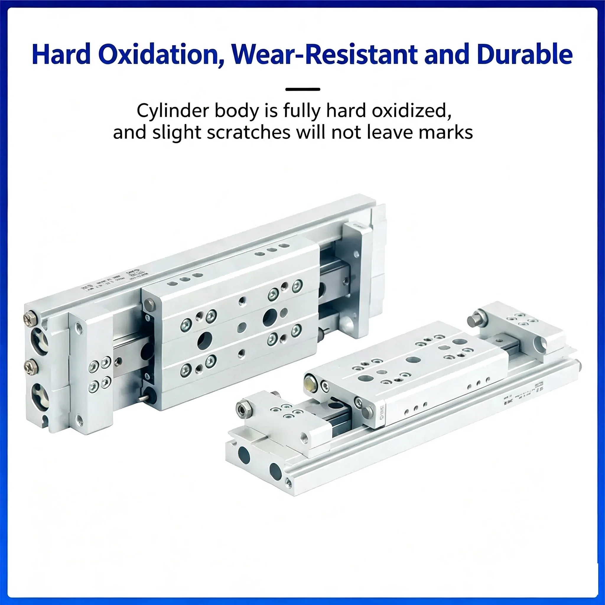 MXW8/12/16/20/25‑100‑25‑50‑75‑300B Guide‑rail Flat‑type Precision Pneumatic Sliding Table Cylinder