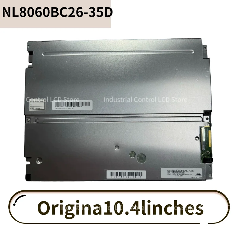 NL8060BC26-35D NL8060BC26-35C ของแบรนด์ดั้งเดิม NL8060BC26-35จอแสดงผลความสว่าง10.4นิ้ว800*600 TTL