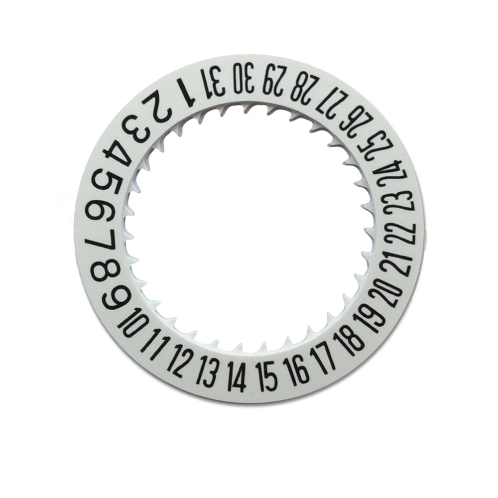 Replacement Calendar Disk for NH35 NH36 Movement Date Disc Modified Part Black/White Day Wheel Watch Accessories