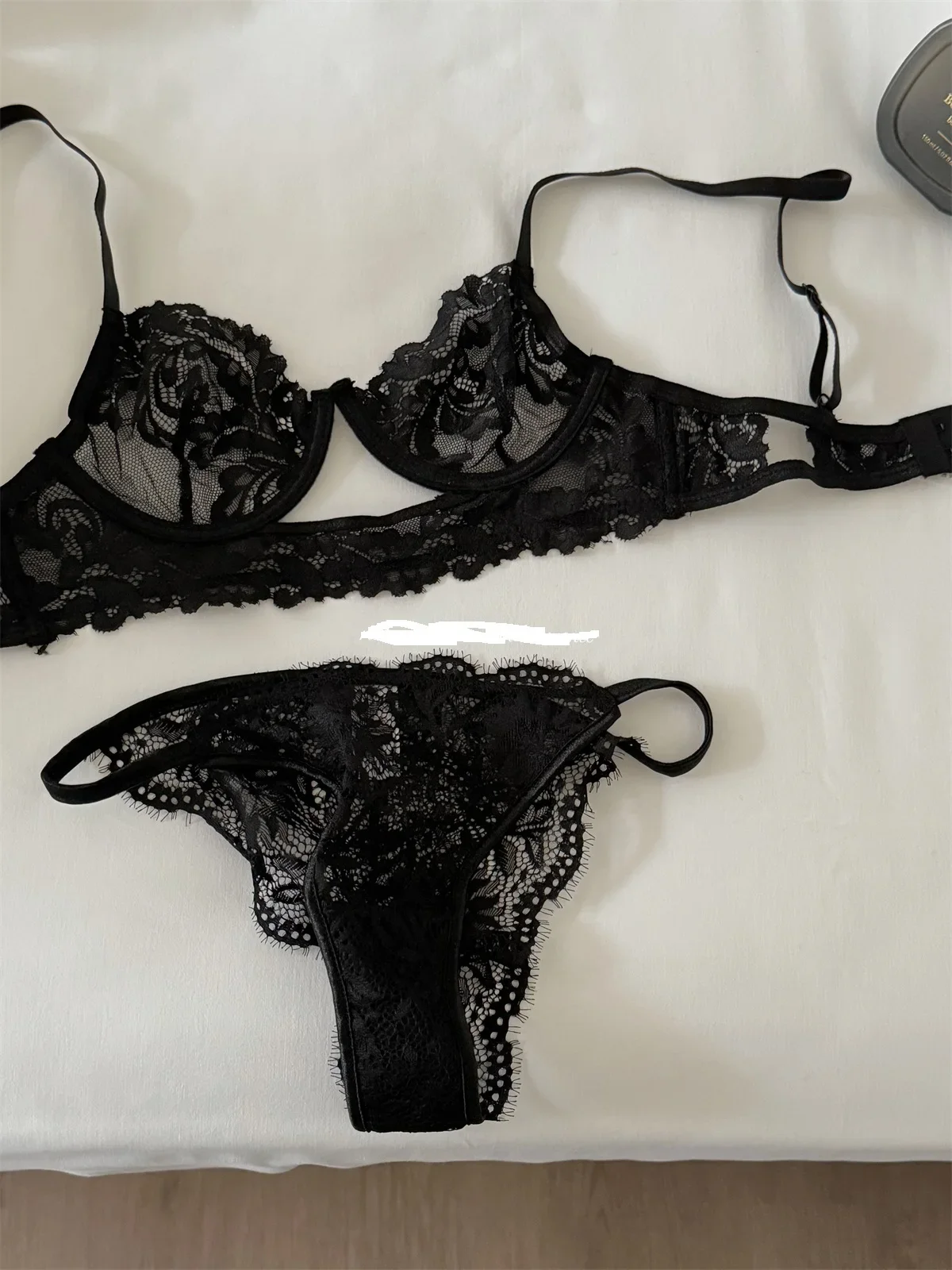 

Lace sexy lingerie with panty suit women thin section breathable on the support bra suit ladies underwear