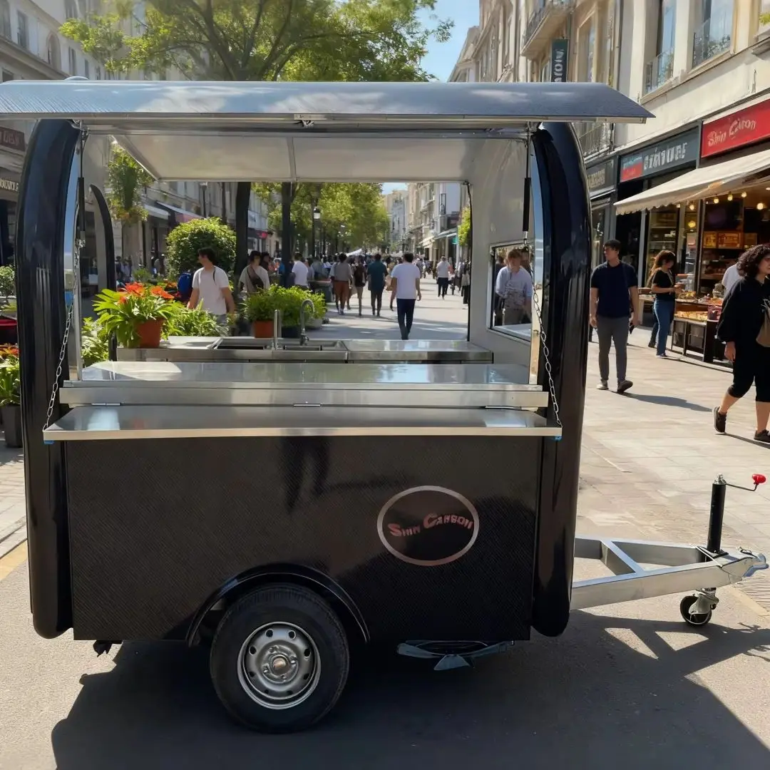 كشك طعام عالي الجودة، شاحنة طعام سريعة، شاحنة بيتزا، كشك متنقل، مقطورة قهوة، حامل امتياز تاكو، معدات الأعمال