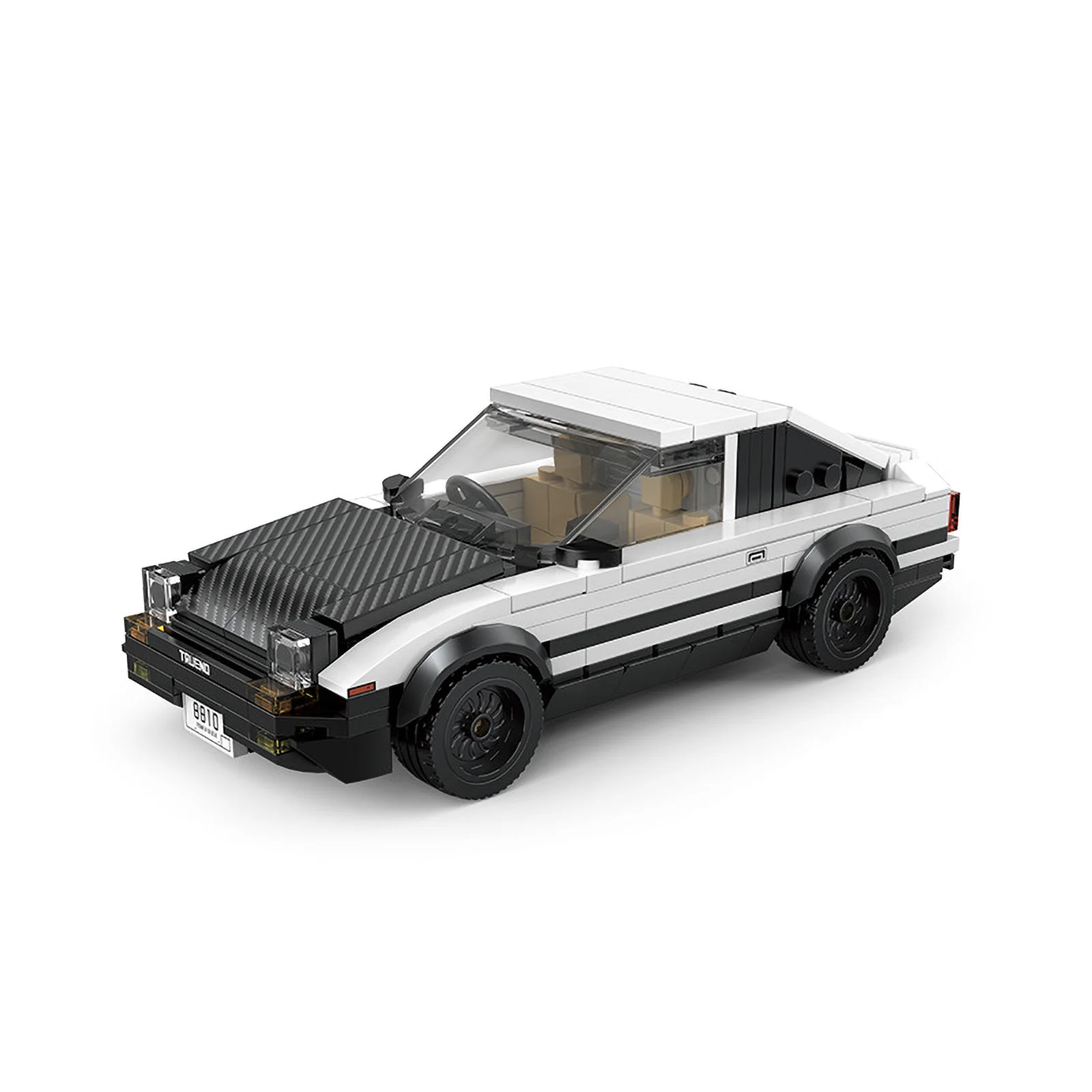 

PB8810 327 шт. спортивный автомобиль MOC комплект вдохновленный AE86 дизайн с контейнером для дисплея DIY строительные блоки коллекционер подарок