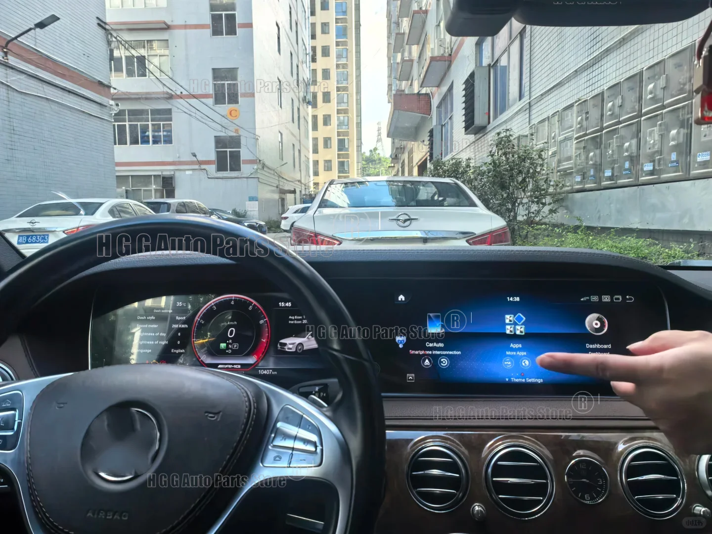 

24,6-дюймовый новый двухэкранный Android-радиоприемник для Mercedes-Benz S-класса W222 2018-2023 с CarPlay, GPS-навигацией, мультимедиа и DSP-звуком