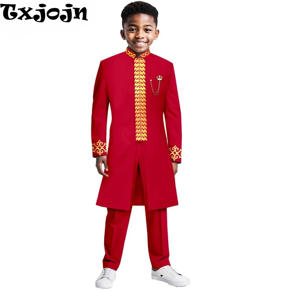 

Hot Sale Children's Suit Set 2 Pieces Performance Costumes,Elegant Smart Boys Formal Suits Banquet Party Outfit XS-XXL On Sale