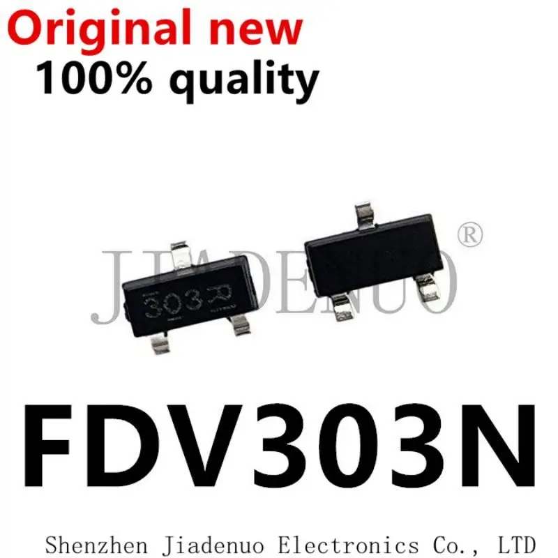FDV303N 303 SOT-23 Chipset, Original 100% novo, 20-50 Pcs