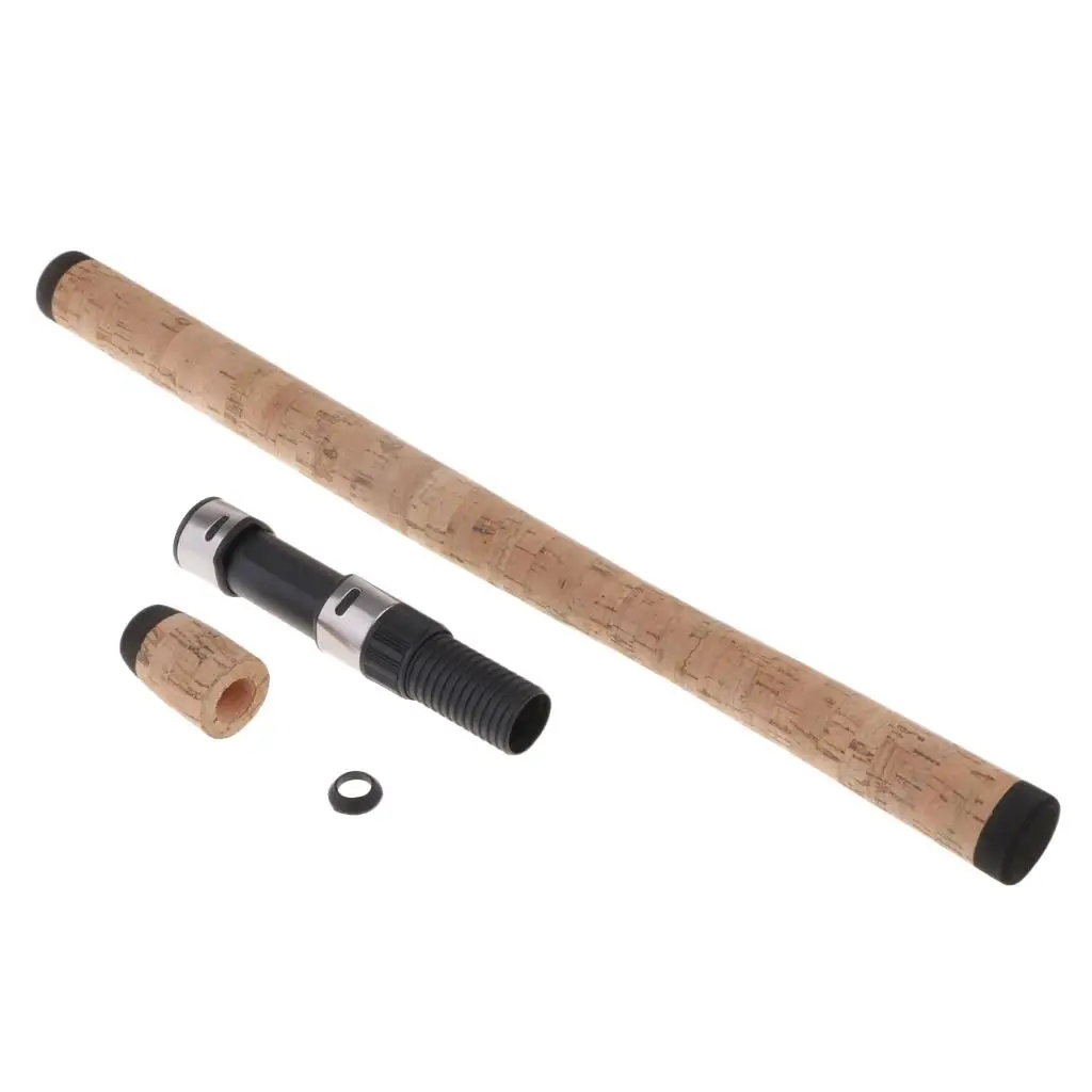 Lightweight Composite Cork Rod Handle Set with 18mm Reel Seat Portable Repair Kit for Anglers