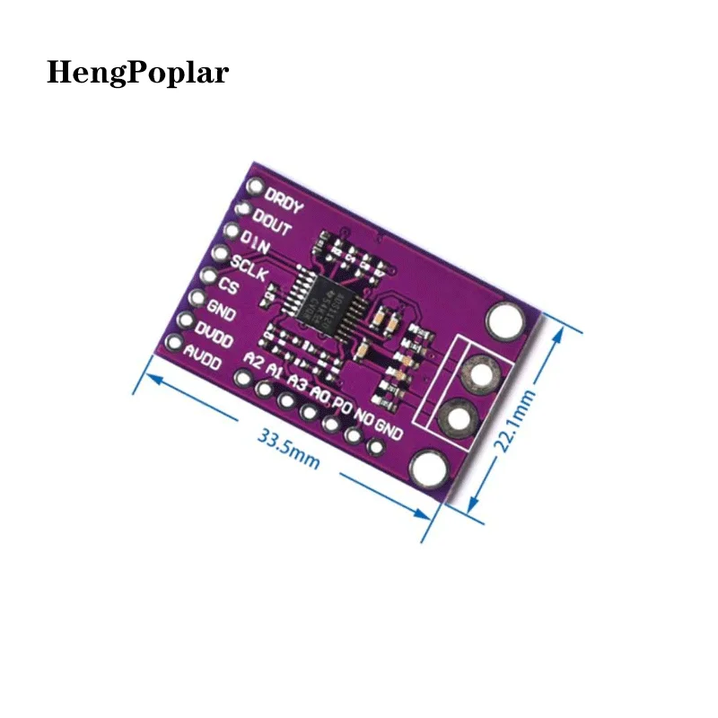Modul Termokopel Tipe K MCU-1120 ADS1120 Konverter Analog-ke-digital 16-Bit Presisi Tinggi ADC