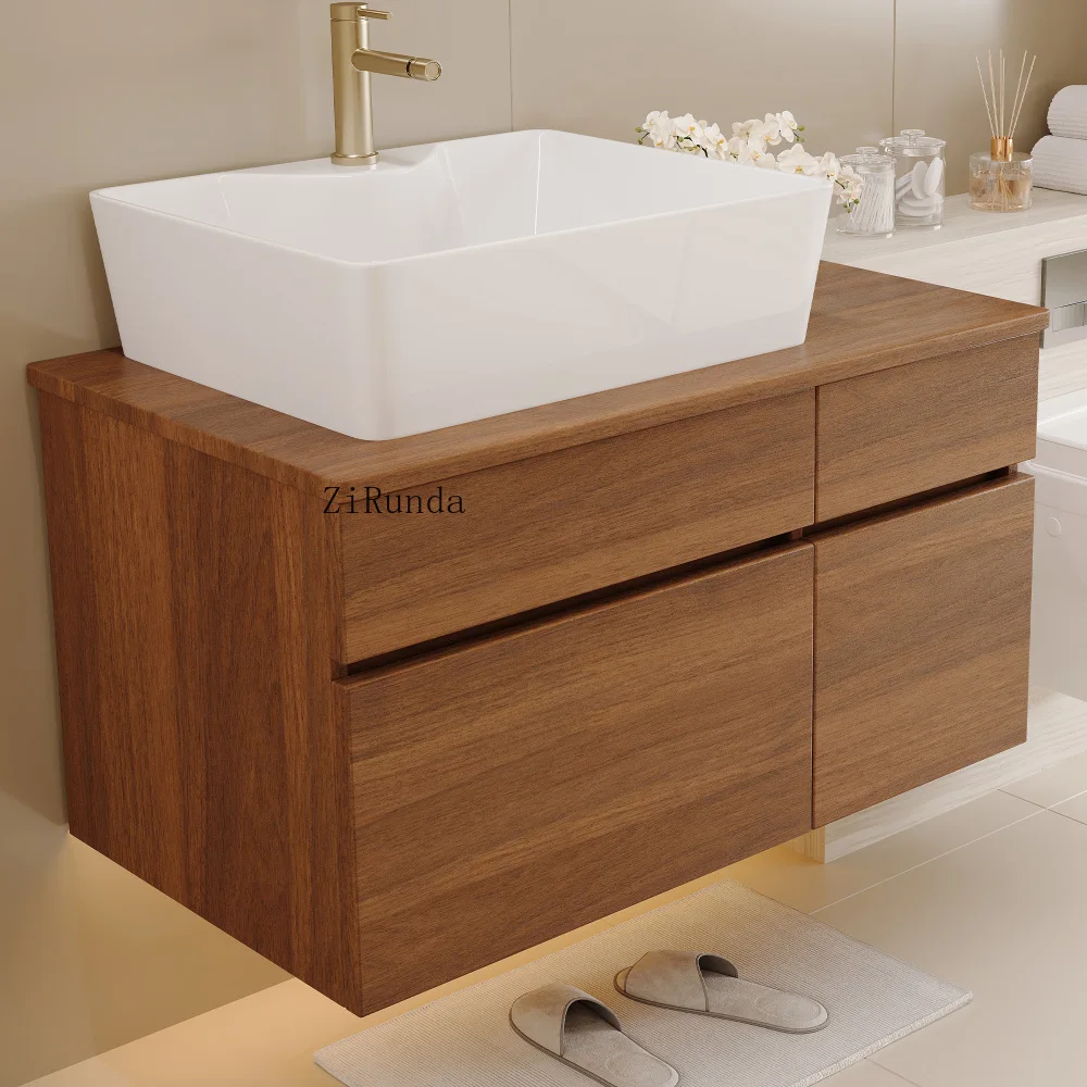 31.5 Inches Floating Single Small Bathroom Vanity with Sink