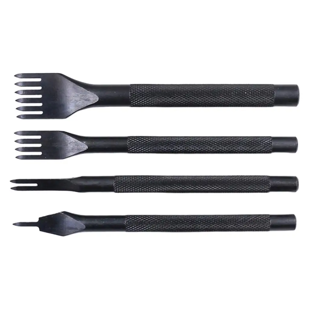 4pcs 3mm Leather Punching Punching Tools Punching Tool 1 + 2