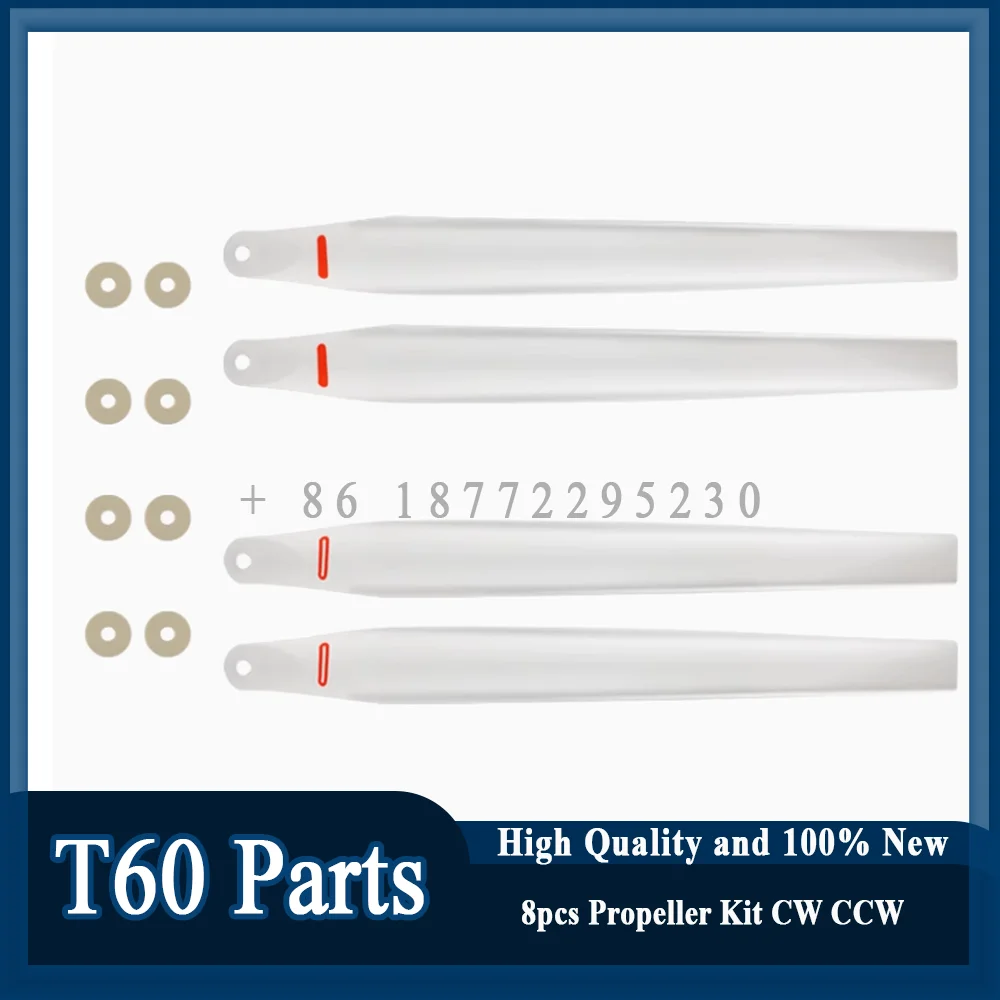 Agras T60 8pcs/set Copy White Propeller CW CCW Kit 100% New for Dji T60 Drone Repair Replacement