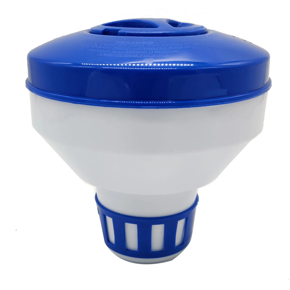 Deluxe Pool Chlorine Floater Dispenser - 3Inch Tablets, 7Inch Diameter - Inground & Above Ground Swimming Pools